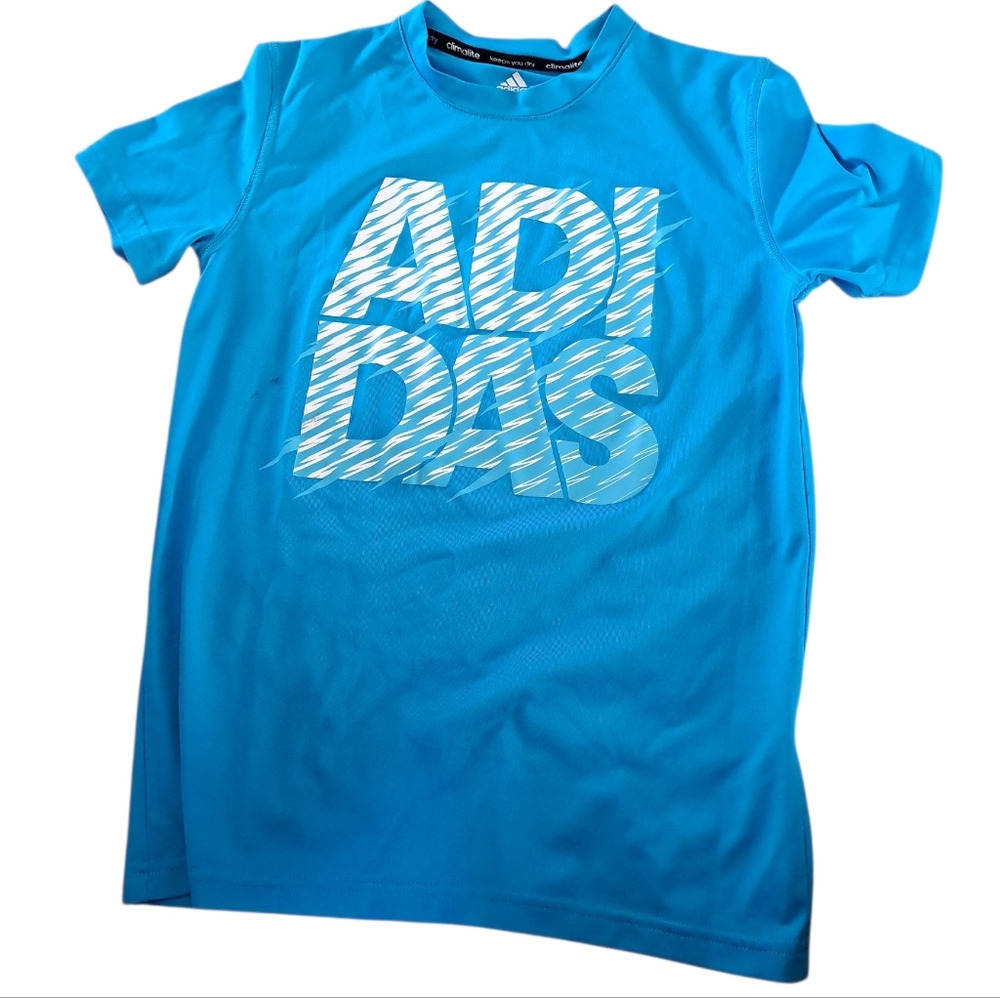 Adidas Blue Graphic T-shirt